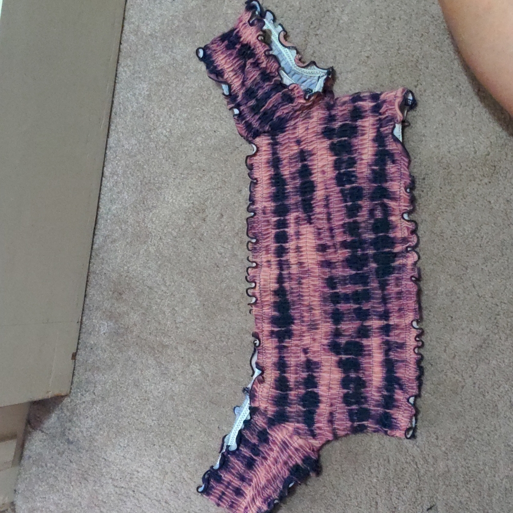 Victoria secret pink off the shoulder bikini top